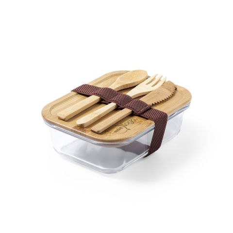 Gamelle en bambou avec couvercle hermétique personnalisée - Bejar