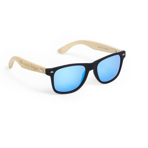 Lunettes de soleil avec branches en bambou personnalisées - Mitrox