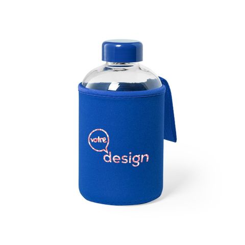 Gourde en verre étui souple personnnalisée - Flaber