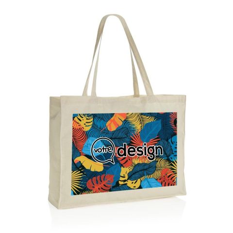 Sac shopping personnalisé en coton recyclé 145 gr Impact AWARE™