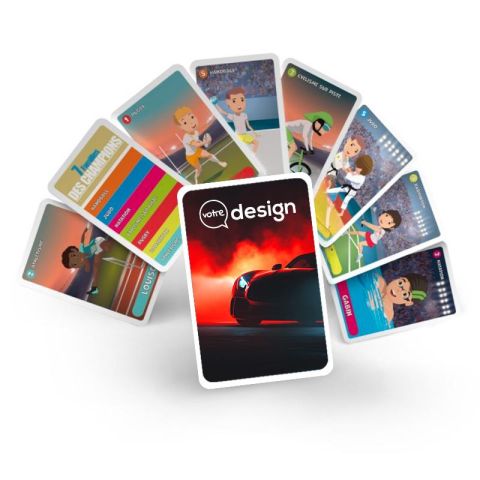 Jeu de 7 familles personnalisé - Champions