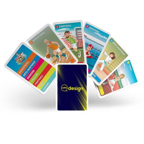 Jeu de 7 familles personnalisé - Sport