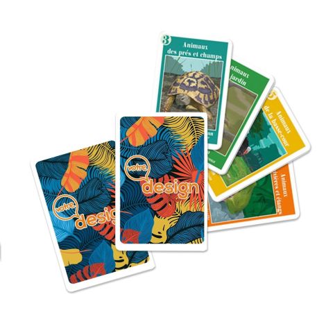 Jeu de 7 familles publicitaire - Les animaux