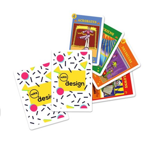 Jeu de 7 familles personnalisé - Le cirque