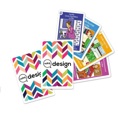 Jeu de 7 familles publicitaire - L'écologie