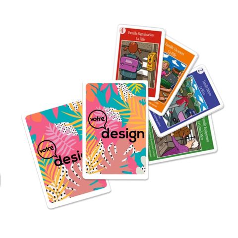 Jeu de 7 familles personnalisé - Prévention routière