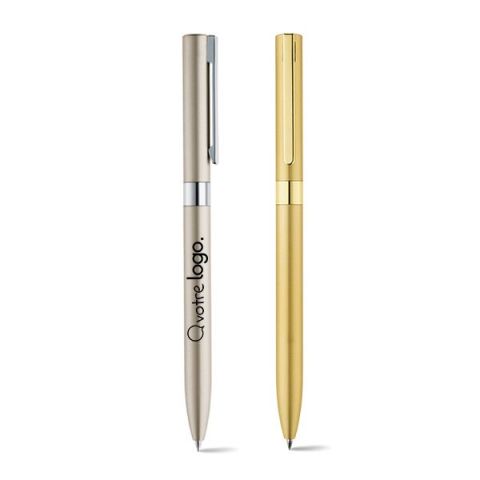 Stylo à bille publicitaire aluminium CLARE