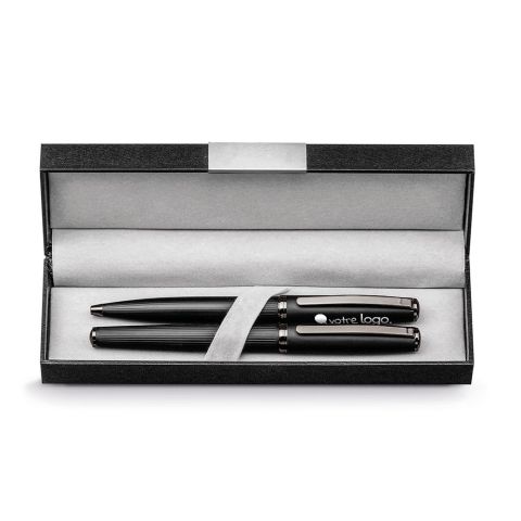 Set stylo roller et stylo à bille publicitaire IMPERIO