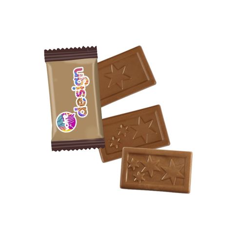 Mignonnette de chocolat personnalisée X-mas MIDI emballage opaque