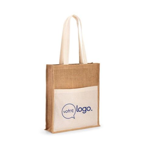 Sac personnalisé en toile de jute BRAGA