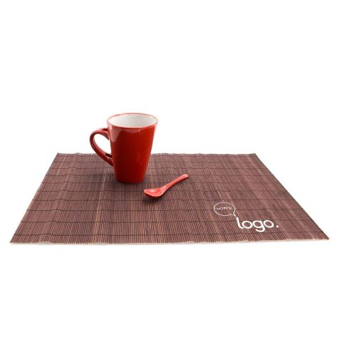 Set de table pliable en bambou publicitaire - Jakarta