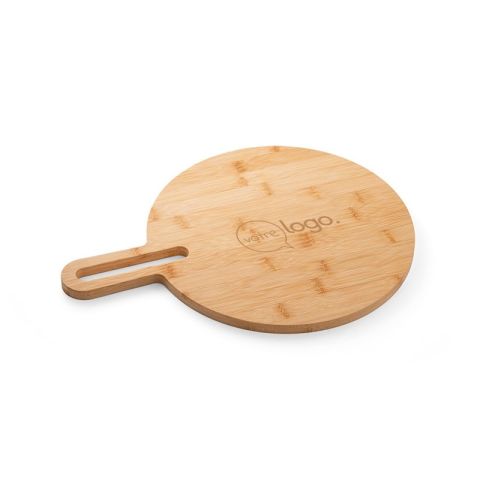 Planche ronde en bambou personnalisé CARAWAY ROUND.