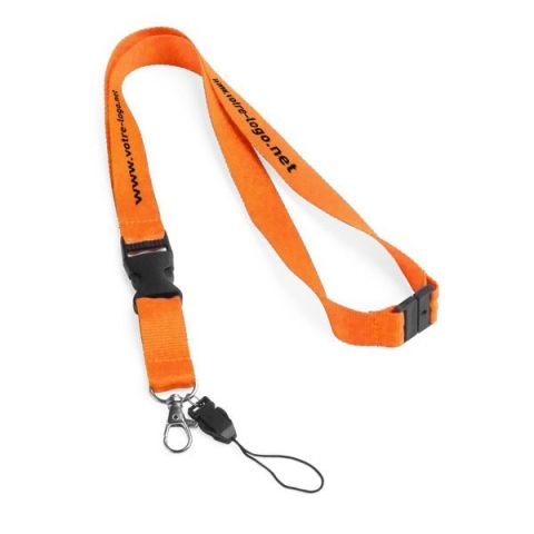 Lanyard publicitaire avec fermeture de sécurité - 20x510 mm