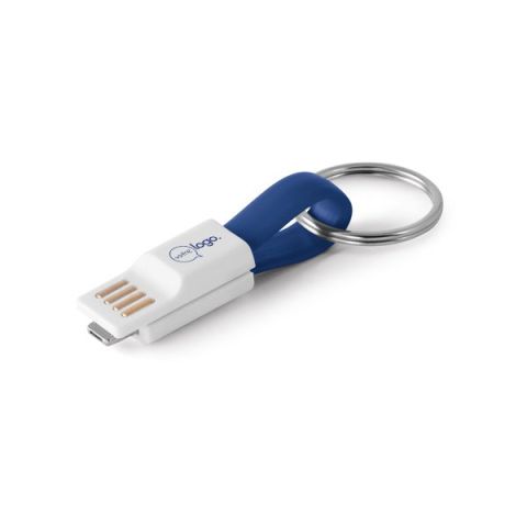 Câble USB publicitaire avec connecteur 2 en 1