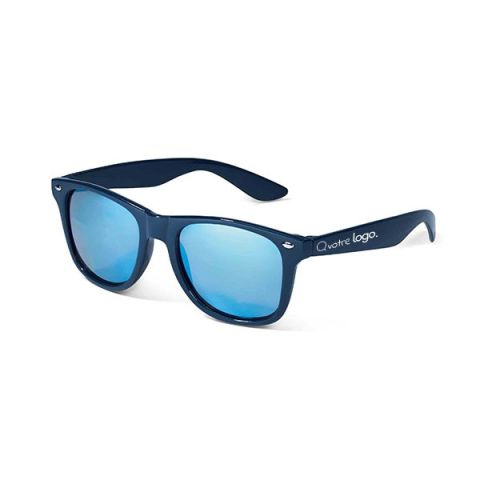 Lunettes de soleil personnalisée carreaux teintés effet miroir