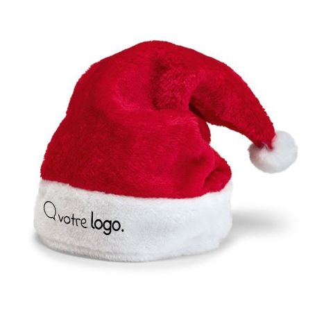 Bonnet Père Noël publicitaire