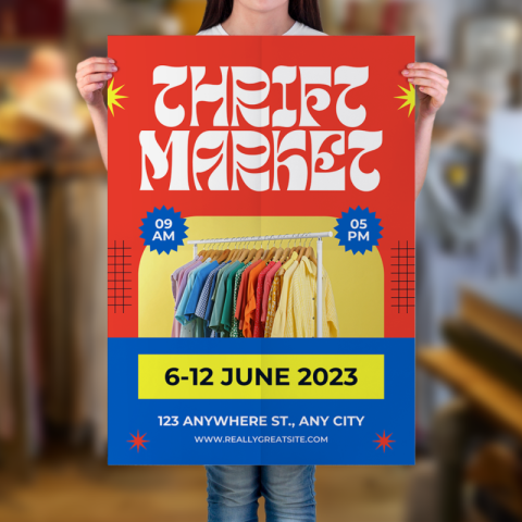 Affiche A1 publicitaire