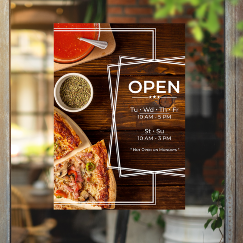 Affiche publicitaire format A3