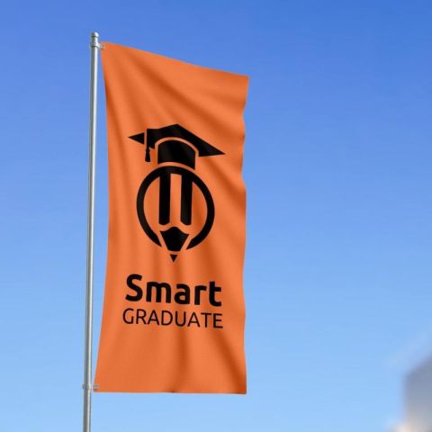 Drapeau bannière publicitaire