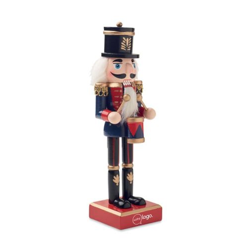 Figurine Casse-noisette bois 25 cm personnalisée - Jolly Crunch