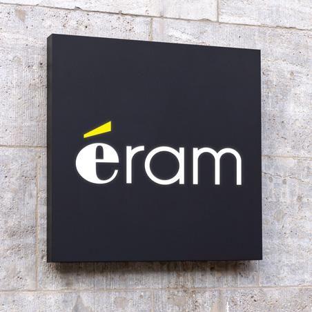 Enseigne caisson carré non lumineux personnalisé