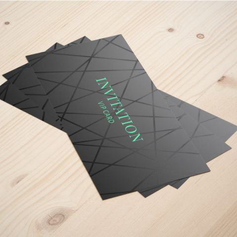 Bons cadeaux imprimés fintion haut de gamme