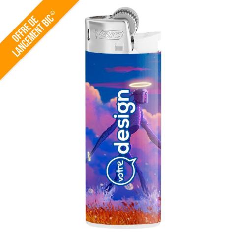 Briquet BIC® J25 personnalisable compact avec sécurité enfant
