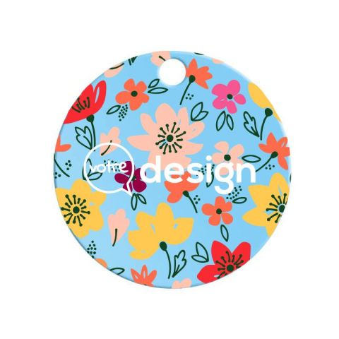 Jeton avec trou personnalisé format 1 euro