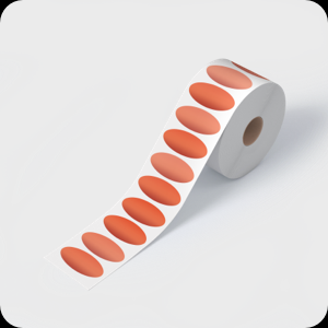 Sticker oval personnalisé