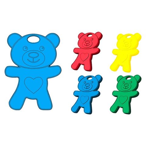 Poids en plastique de 8g pour ballon en forme d'ours