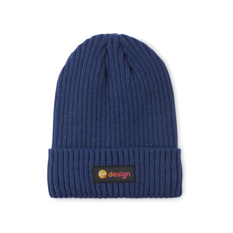 Bonnet tricoté personnalisable unisexe à revers - ANVIK