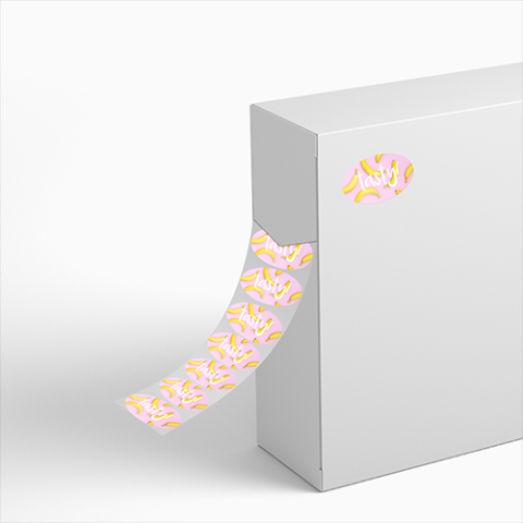 Rouleau d’étiquettes PVC