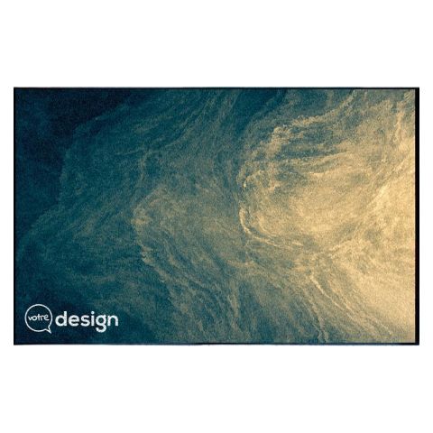 Tapis publicitaire d'interieur personnalisable en nylon régénéré anti-traces - Scrape Impressions 115x200cm