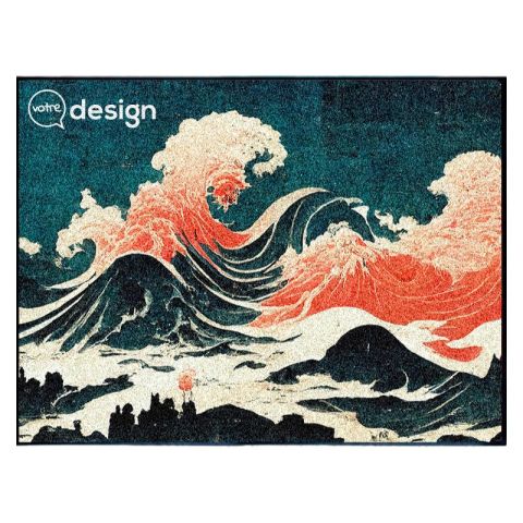 Tapis d'intérieur personnalisable 150x200cm en nylon anti-traces - Scrape Impressions