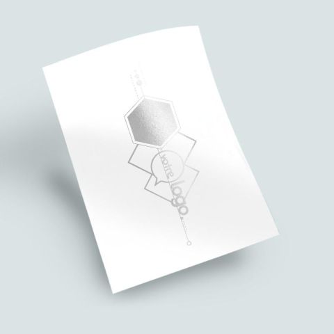 Tatouage publicitaire métallisé 4x6cm