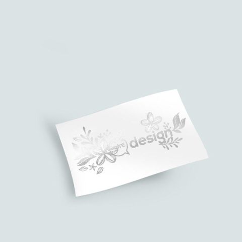 Tatouage publicitaire métallisé 4x8cm