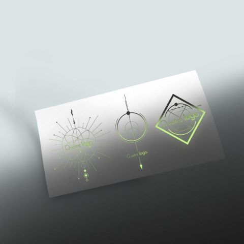 Tatouage publicitaire luminescent 5x10cm