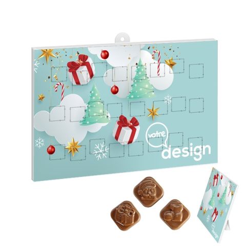 Calendrier de l'avent publicitaire mural et de table