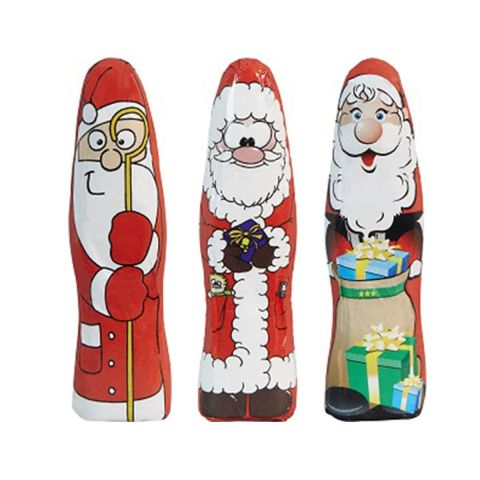 Mini Père Noël en chocolat «motifs standards»