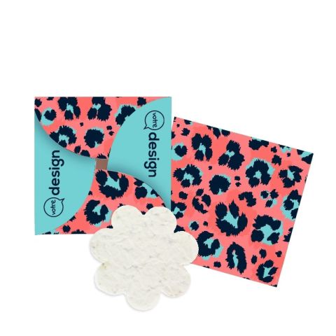 Carte origami personnalisé avec sachet de graines