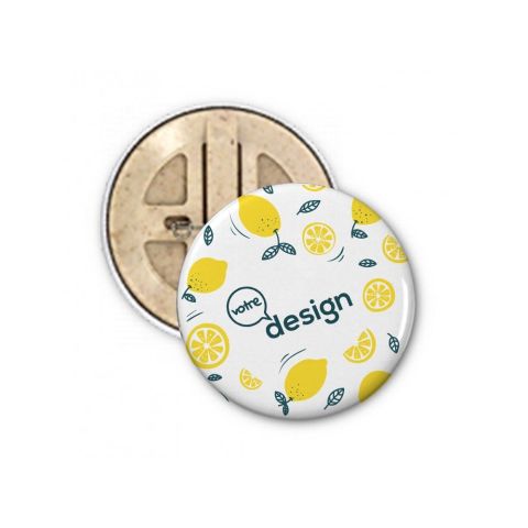 Badge publicitaire biodégradable - 56mm