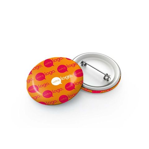 Badge publicitaire rond - 75mm