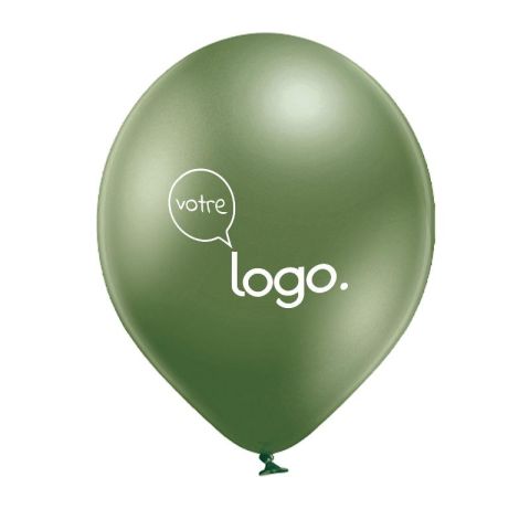 Ballon de baudruche publicitaire couleurs chromées