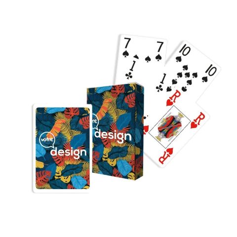 Jeu gros points de 33 cartes avec étui publicitaire - 320g