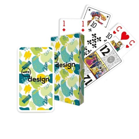 Jeu de tarot gros points avec étui publicitaire - 320g