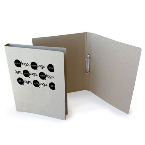 Classeur publicitaire en carton recyclé