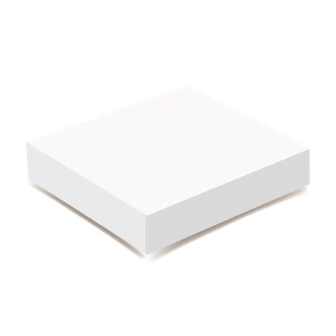 Boit blanche en carton 182x49x182 mm