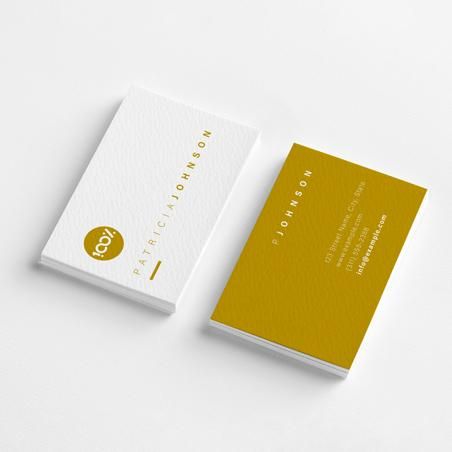 Carte de visite publicitaire Pantone®