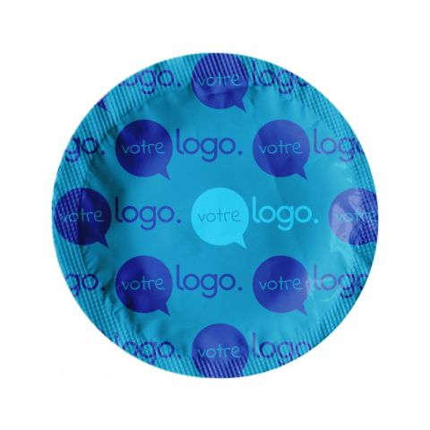 Préservatif publicitaire rond