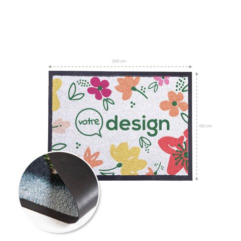 Tapis d'accueil publicitaire Colorstar 150x200cm